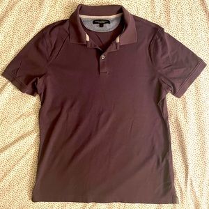 Purple luxury touch Banana Republic polo